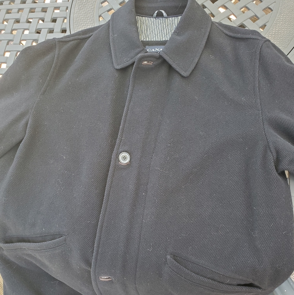 Canali mens wool peacoat